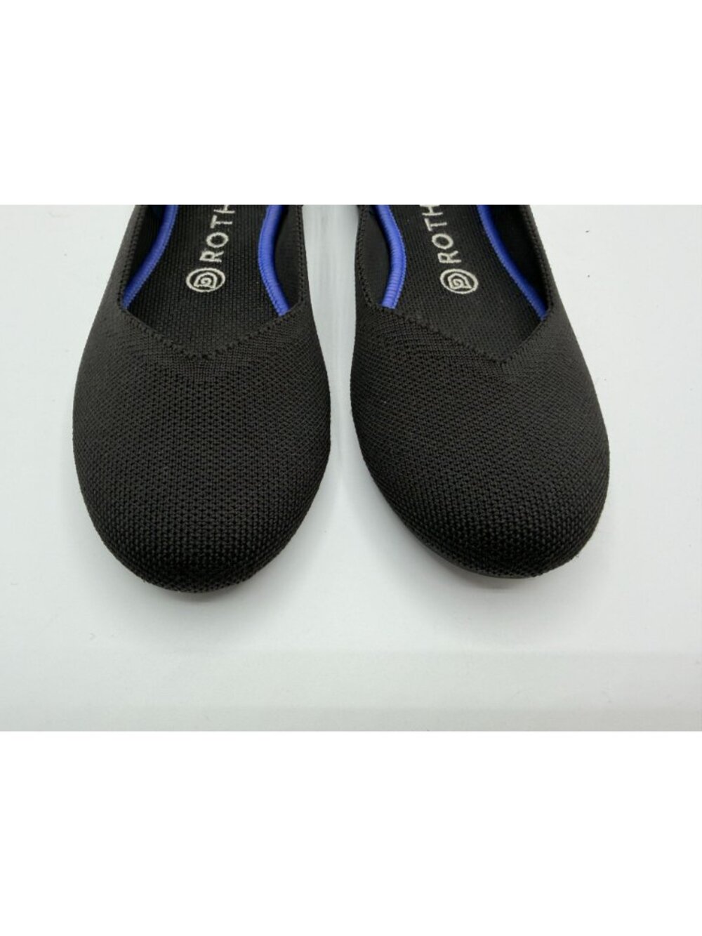 Rothy's The Flats Round Toe Ballet Flats Black Women Size 8.5 Slip On Comfort - Picture 5 of 15